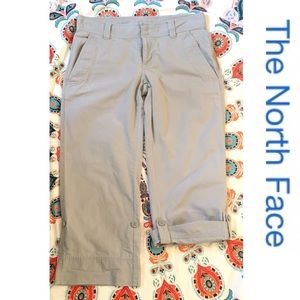The North Face Capris: Size 6 regular, gray.